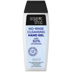 Organic Shop Öblítésmentes kéztisztító gél bio teafaolajjal és szalicilsavval 100ml