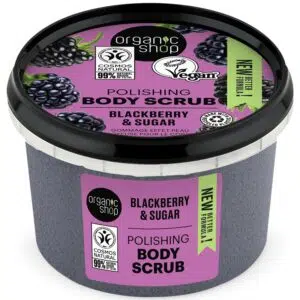 Organic Shop Polishing testradír szederrel  és cukorral 250ml