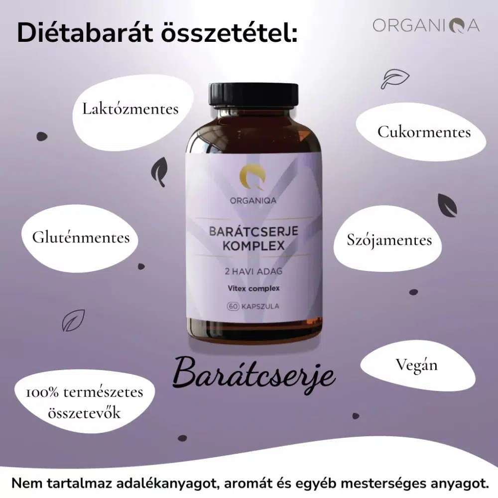 Organiqa Barátcserje komplex kapszula - 60db - Image 2