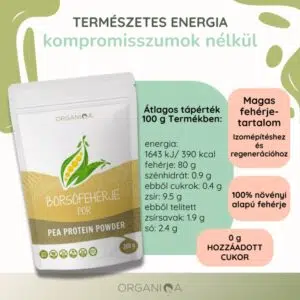 Organiqa Bio Borsófehérje por - 200g - Image 2