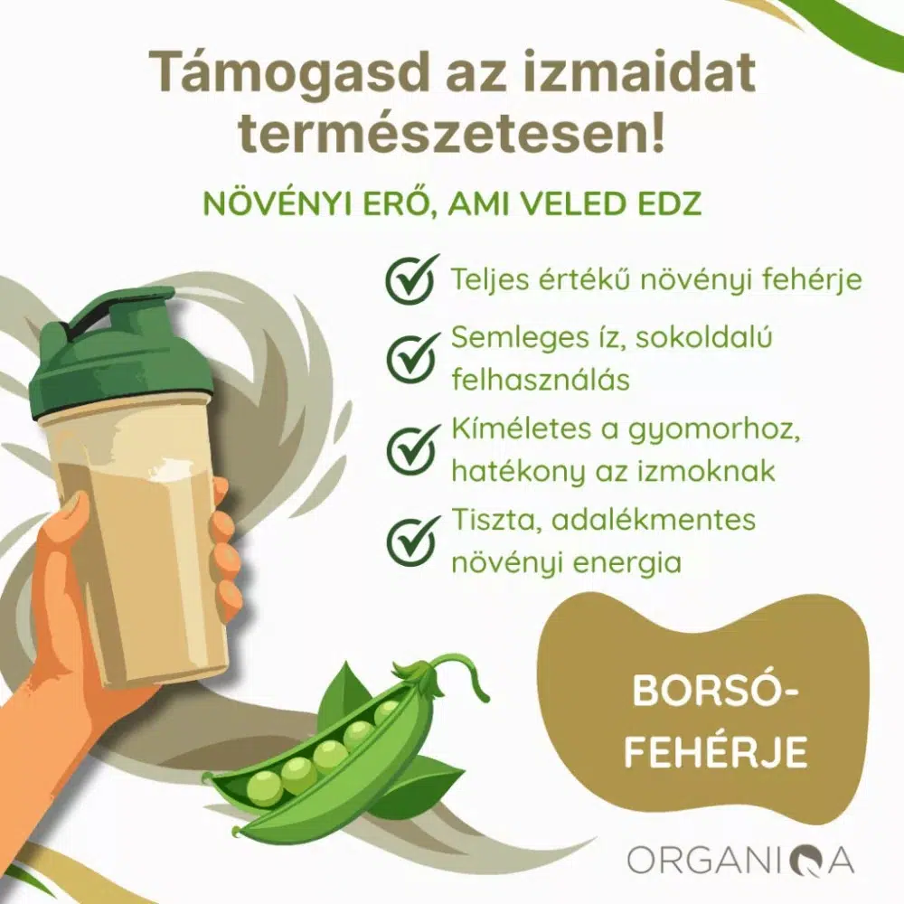 Organiqa Bio Borsófehérje por - 200g - Image 4