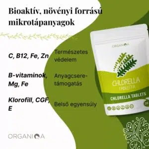 Organiqa Bio Chlorella tabletta - 250db - Image 3