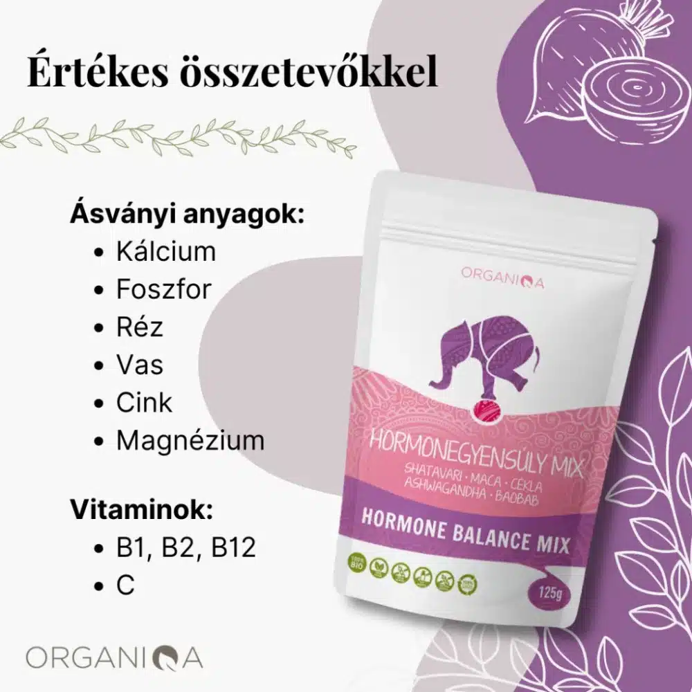 Organiqa Bio Hormonegyensúly mix por - 125g - Image 4