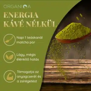 Organiqa Bio Matcha por - 60g - Image 2