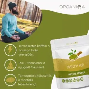 Organiqa Bio Matcha por - 60g - Image 4