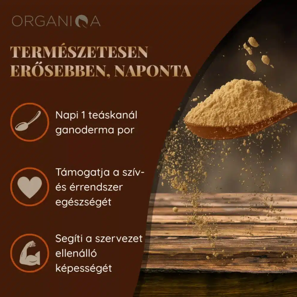 Organiqa Bio Reishi-Ganoderma por - 125g - Image 2