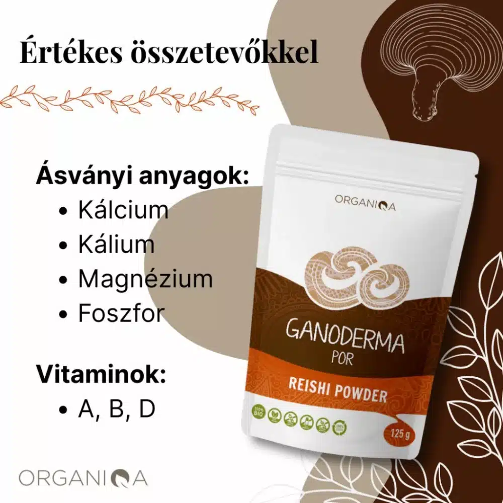 Organiqa Bio Reishi-Ganoderma por - 125g - Image 3