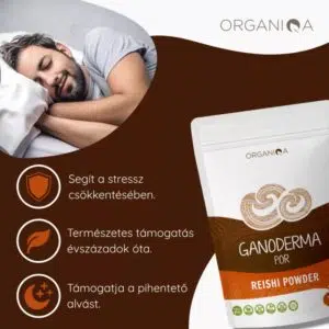 Organiqa Bio Reishi-Ganoderma por - 125g - Image 4