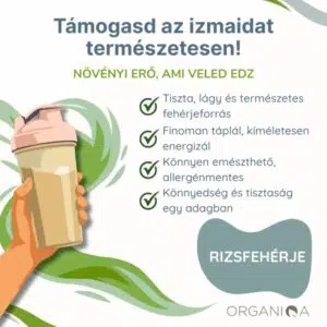Organiqa Bio Rizsfehérje por - 200g - Image 4
