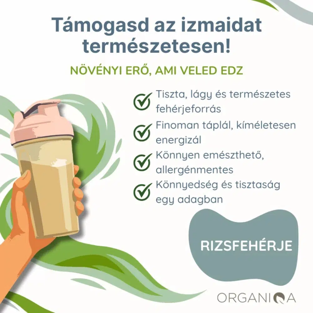 Organiqa Bio Rizsfehérje por - 200g - Image 4