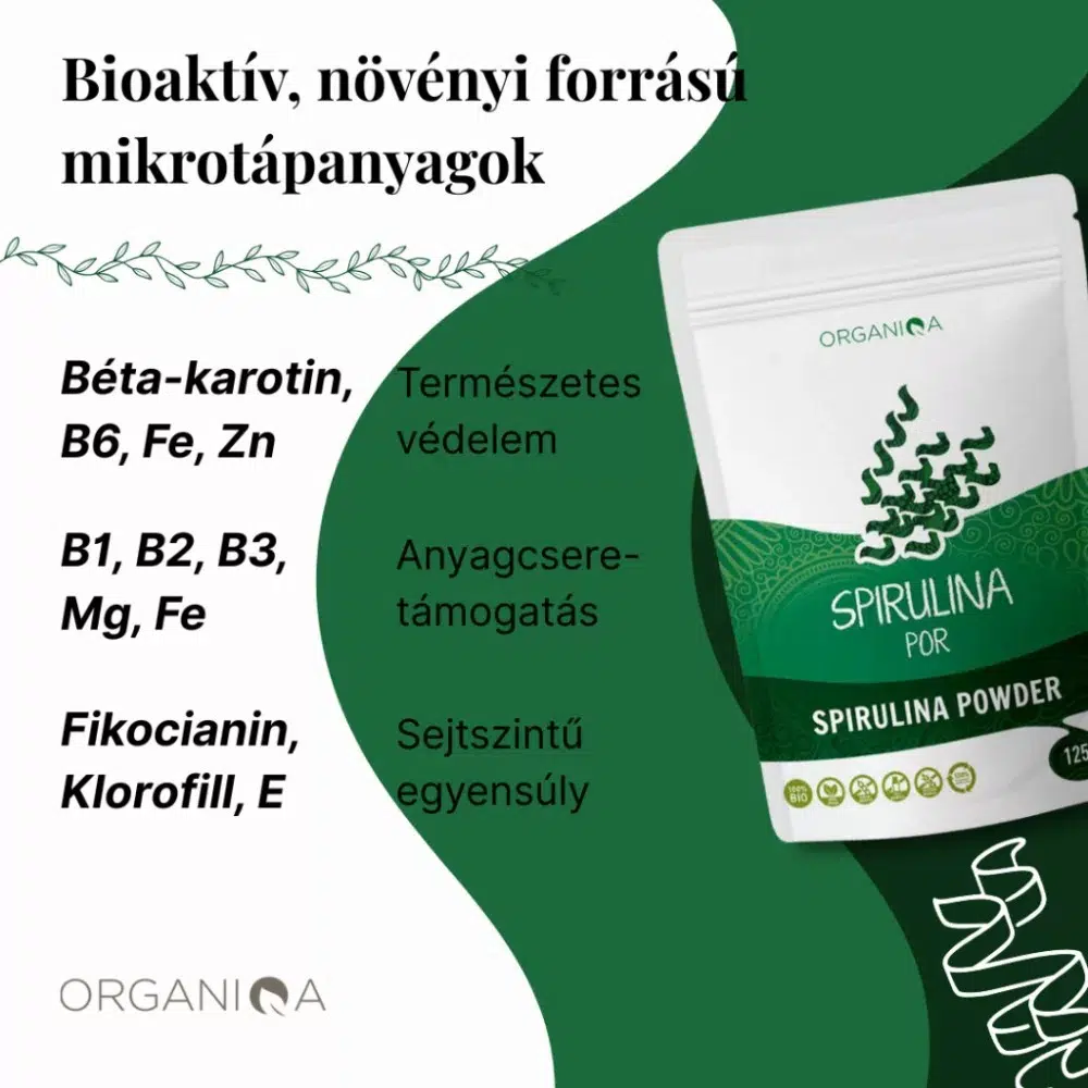 Organiqa Bio Spirulina por - 125g - Image 3