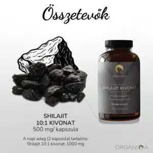 Organiqa Shilajit kivonat kapszula - 60db - Image 2