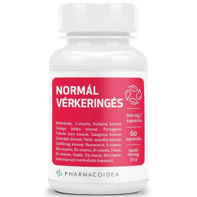 Pharmacoidea normál vérkeringés kapszula 60db