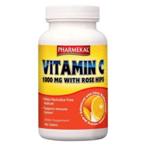 Pharmekal C-vitamin 1000mg + Csipkebogyó-Acerola-Bioflavonoid tabletta 100db