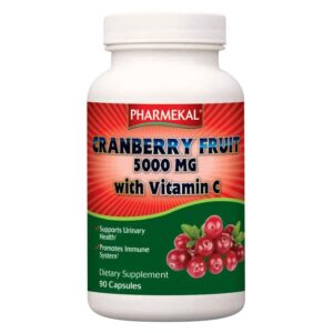 Pharmekal Cranberry 5000mg - Vörös áfonya/Tőzegáfonya + C-vitamin kapszula 90db