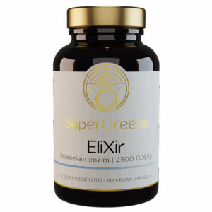 SuperGreens EliXir Bromelain enzimmel-vegán kapszula 60db