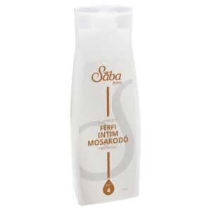 SÁBA férfi intim mosakodó illatmentes 250ml (ginsenggel és B5 provitaminnal)