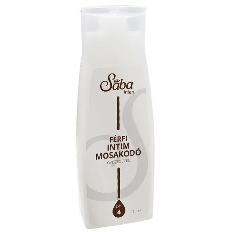 SÁBA férfi intim mosakodó illatos 250ml (ginsenggel)