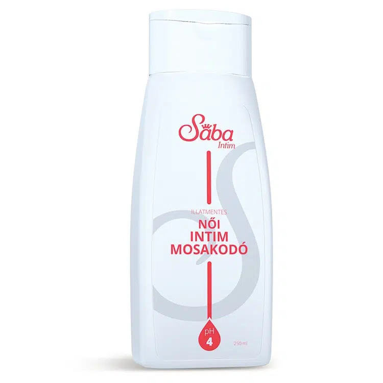 SÁBA női intim mosakodó illatmentes 250ml