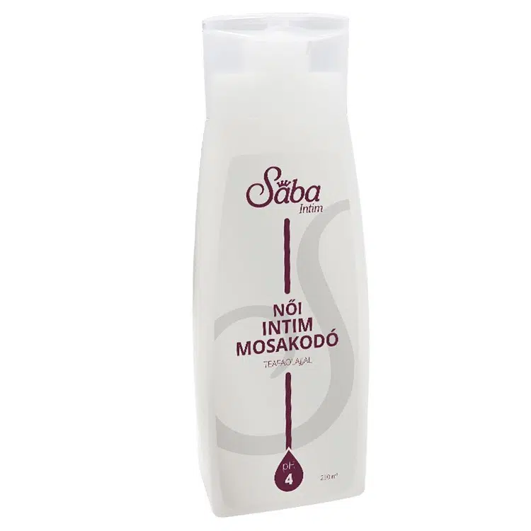 SÁBA női intim mosakodó teafaolajjal 250ml