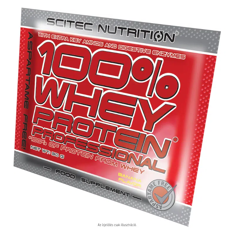 Scitec Nutrition 100% Whey Protein Professional 1 tasak - erdei gyümölcs-vanilia