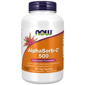 Now AlphaSorb - C vitamin 500 mg - 180db