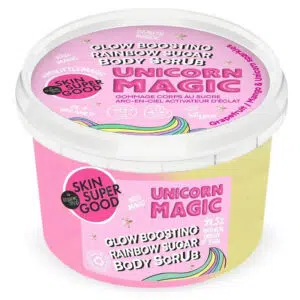 Skin Super Good Ragyogásfokozó testradír „Unicorn Magic” 250ml