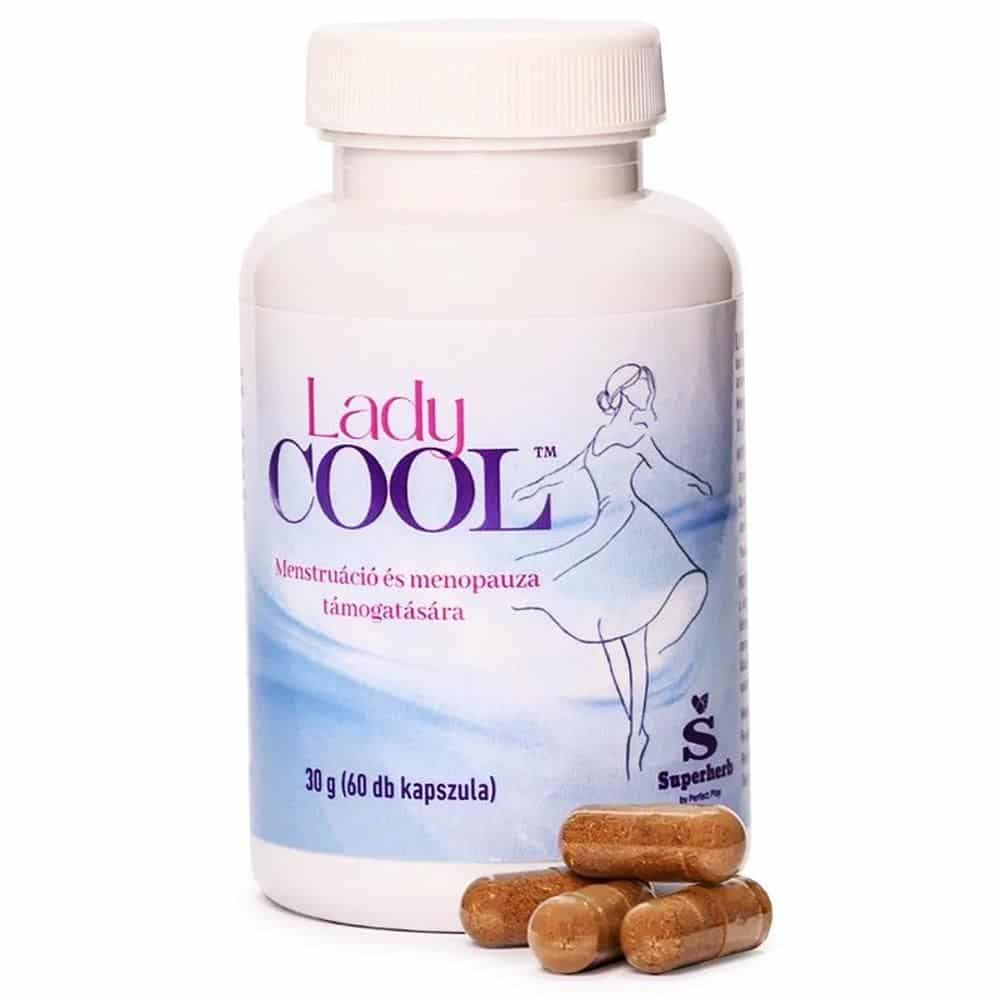 SuperHerb - Lady Cool menopauza és menstruáció támogató kapszula 60db