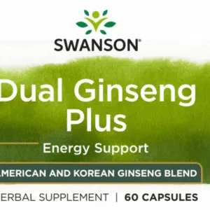 Swanson Dual Ginseng (Ginzeng) Plus kapszula - 60db - Image 2