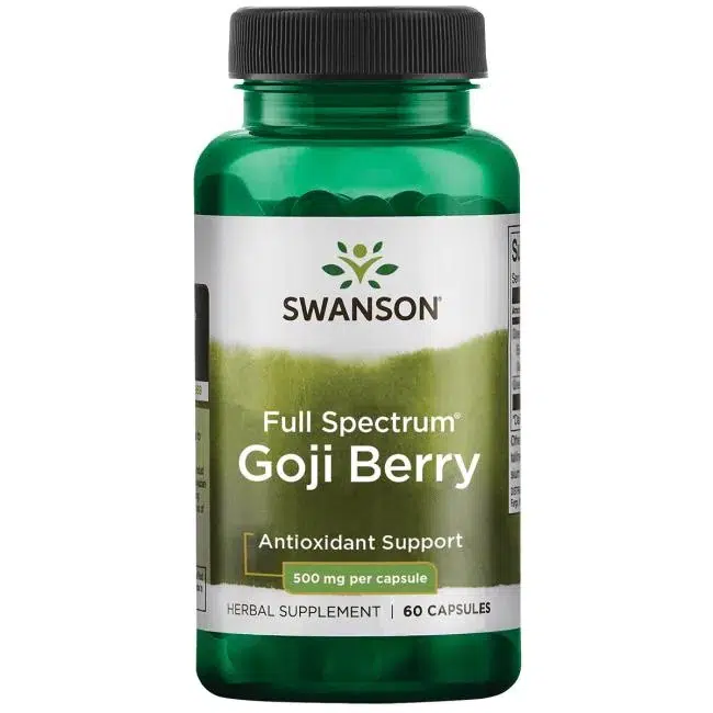 Swanson Goji Berry 500mg 60db