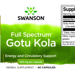 Swanson Gotu Kola - Ázsiai Gázló 435mg kapszula - 60db - Image 2