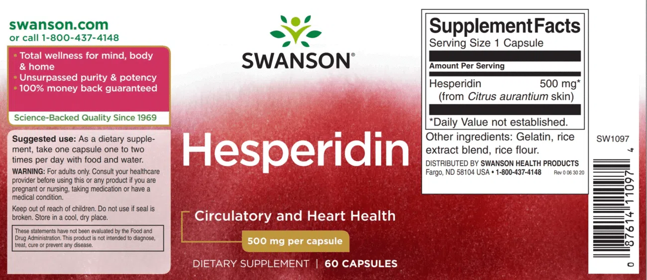 Swanson Hesperidin kapszula - 60db - Image 2