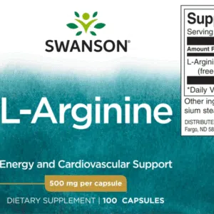 Swanson L-Arginin kapszula - 100db - Image 2