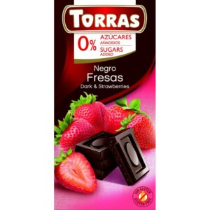 Torras étcsokoládé epres cukor- és gluténmentes 75g