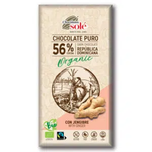 Chocolates Solé 56% Bio GYÖMBÉRES Étcsokoládé 100g