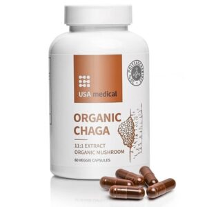 USA Medical ORGANIC CHAGA (10:1) 60db