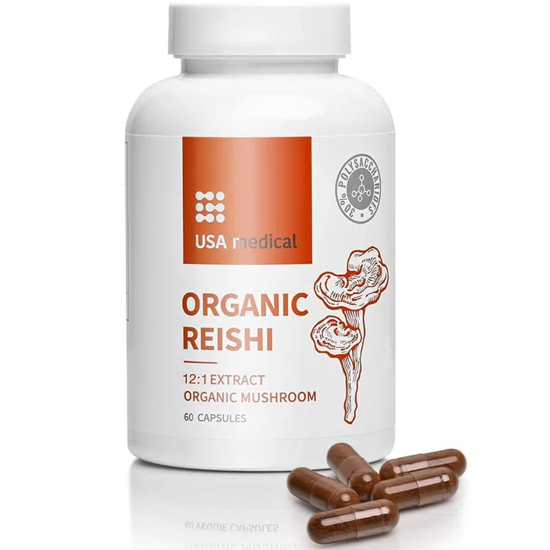 USA Medical ORGANIC REISHI (12:1) 60db