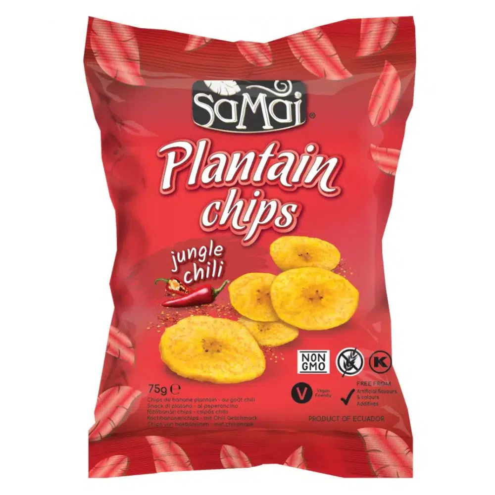 SAMAI Plantain chips jungle chili 75 gr