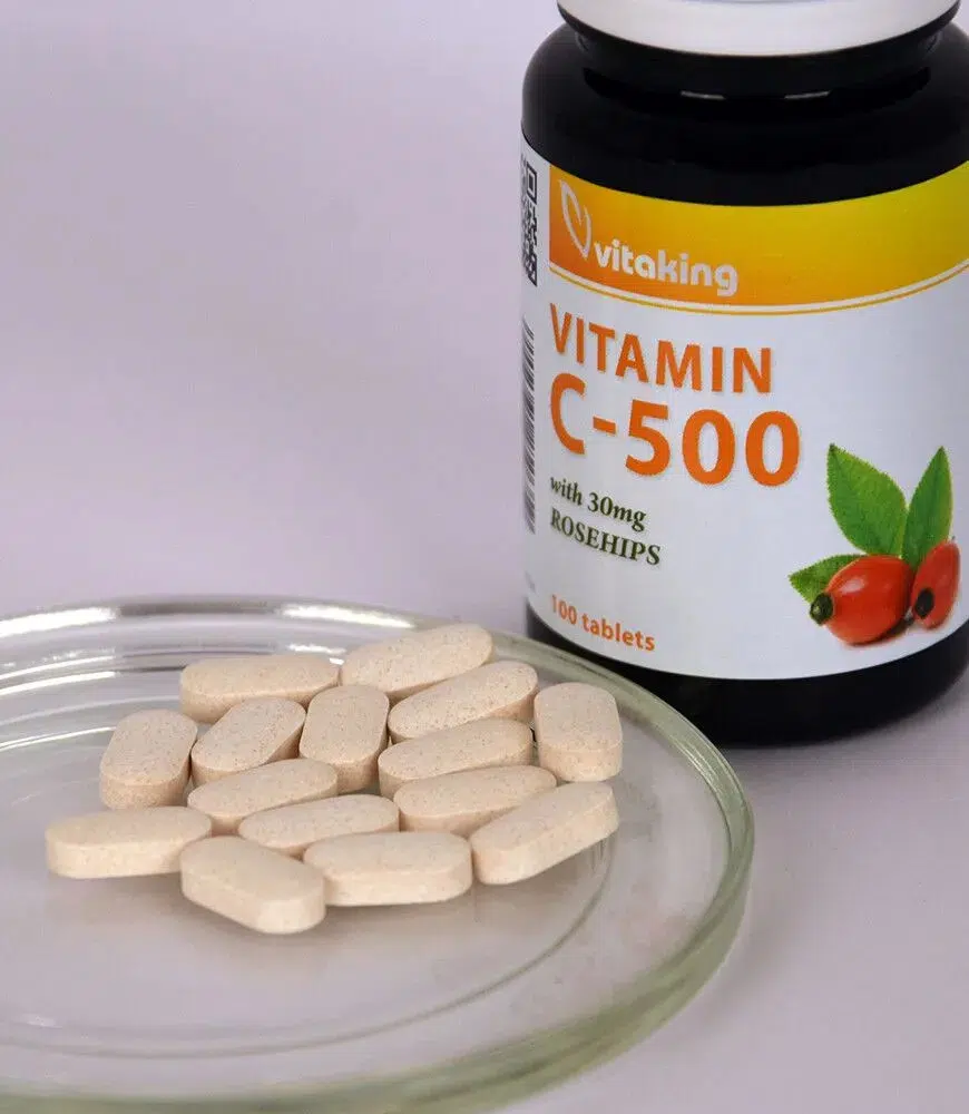 Vitaking C-500 C-vitamint és csipkebogyót tartalmazó tabletta - 100 db - Image 2