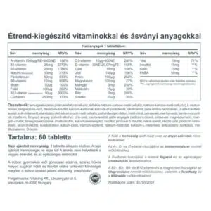 Vitaking 9 Hónap Multivitamin tabletta - 60db - Image 2
