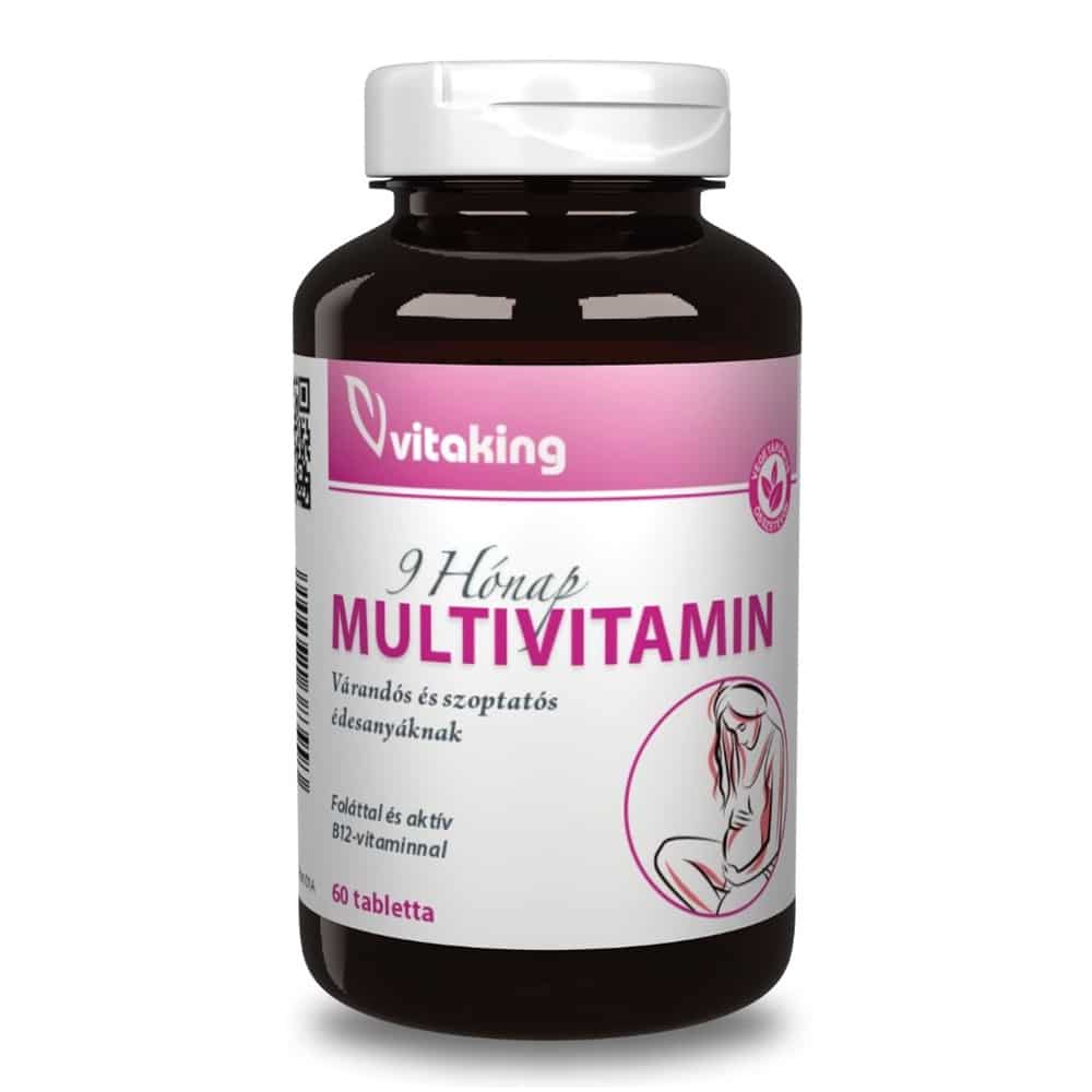 Vitaking 9 Month Multivitamin tabletta 60db