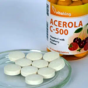 Vitaking Acerola C-500 málnás rágótabletta - 40 db - Image 3