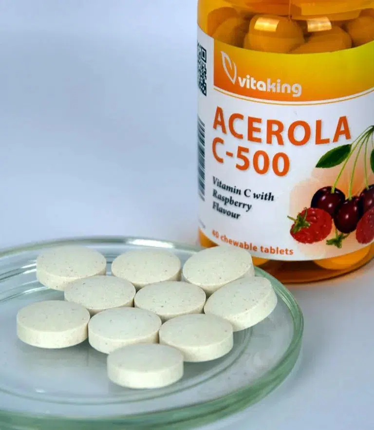 Vitaking Acerola C-500 málnás rágótabletta - 40 db - Image 3