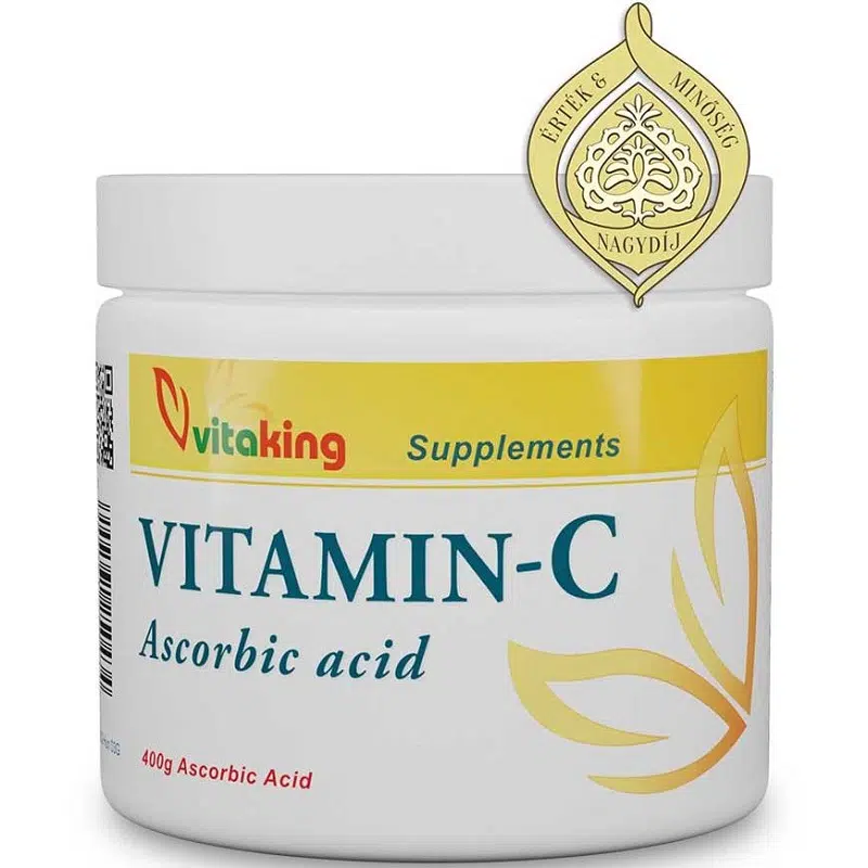 VitaKing Ascorbin-sav + C-vitamin 400g por