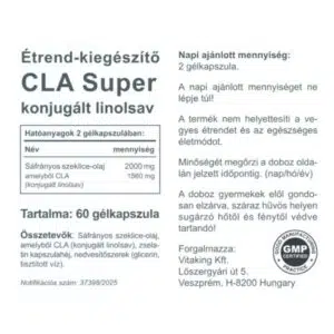 Vitaking CLA Super gélkapszula - 60 db - Image 2