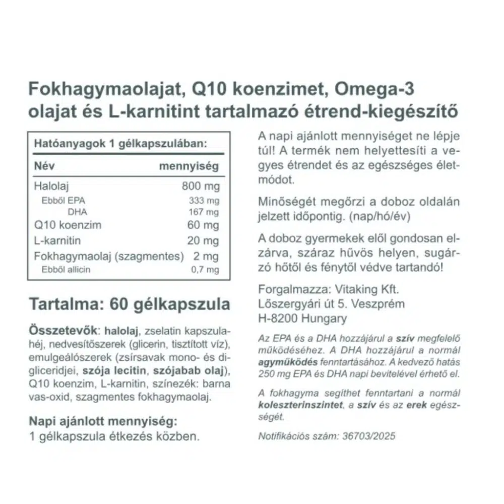 Vitaking Cardiolic Formula gélkapszula - 60db - Image 3