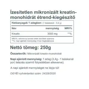 Vitaking Creatine por - 255g - Image 2
