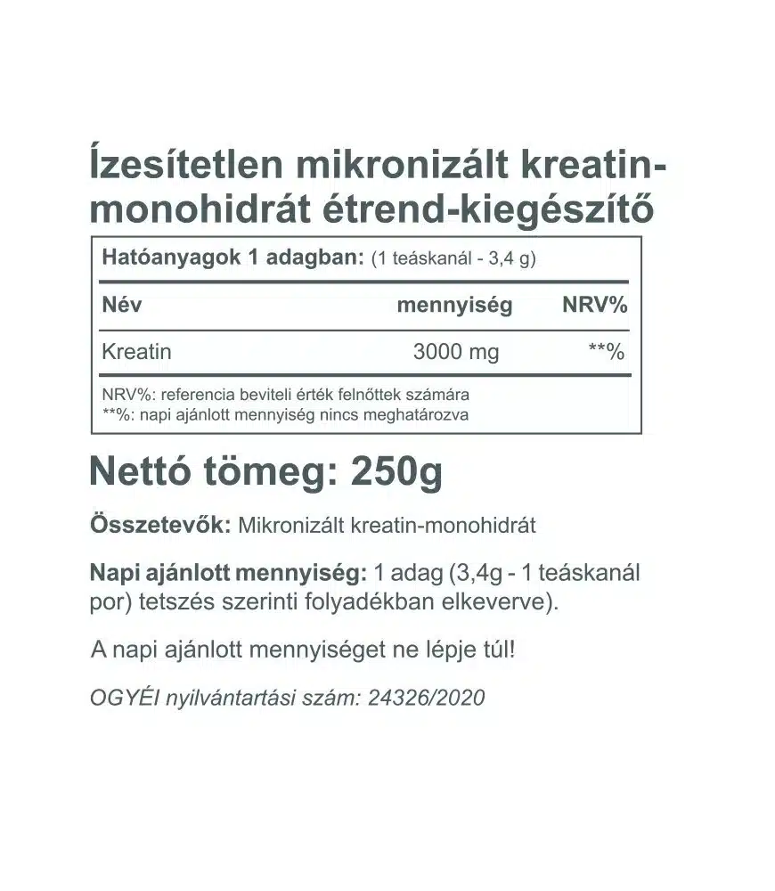 Vitaking Creatine por - 255g - Image 2