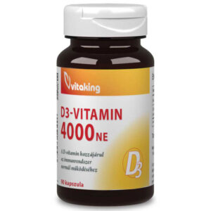 Vitaking D-4000 vitamin 90db kapszula