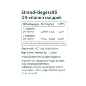 Vitaking D3-vitamin csepp - 10ml - Image 2